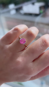 Pink mirella ring