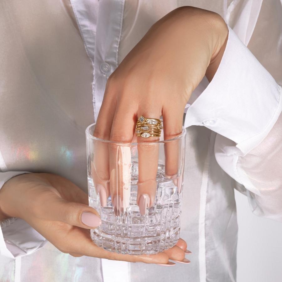 Hot Shot White Kite Cut Diamond Ring