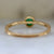 Elliot Gaskin Ring Current Ring Size 6.75 Chante Green Emerald Cabochon Ring