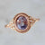 Emily Gill Ring Harmony Parti-Purple Sapphire Rose Gold Ring