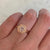 Emily Gill Ring Hattie Honeycomb Peach Sapphire & Rose Gold Ring
