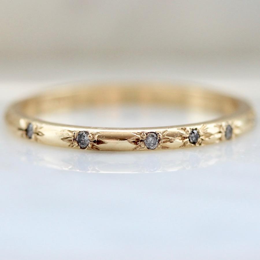 Foe And Dear Ring Galaxy Diamond Gold Ring