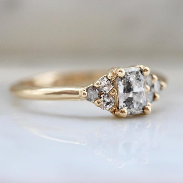 Foe And Dear Ring Starstruck Galaxy Radiant Cut Diamond Ring