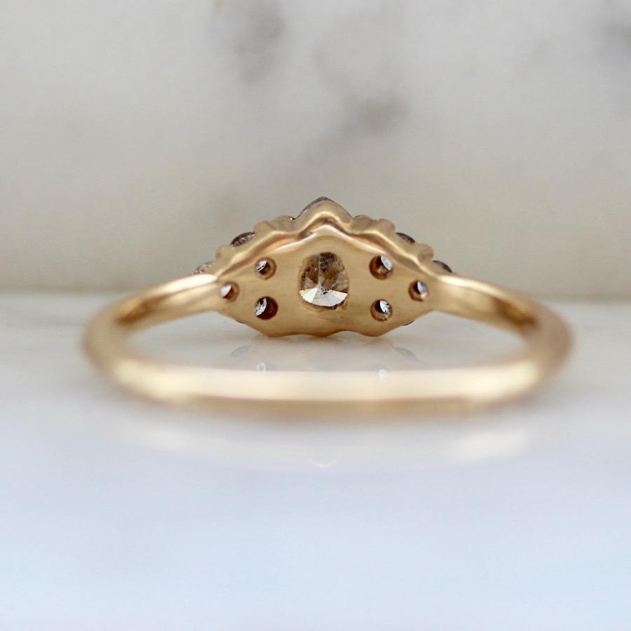 Foe And Dear Ring Wanderlust Galaxy Pear Cut Diamond Ring