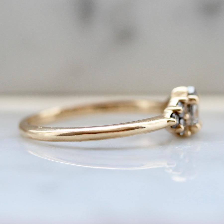 Foe And Dear Ring Wanderlust Galaxy Pear Cut Diamond Ring