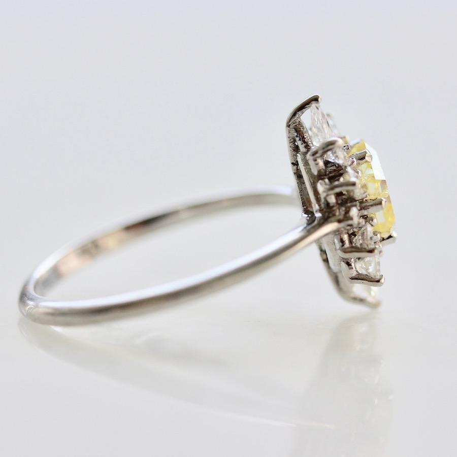 Gem Breakfast Bespoke Ring Asteri Yellow Hexagon Diamond Ring