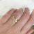 Gem Breakfast Bespoke Ring Brixton Salt & Pepper Diamond Ring in Yellow Gold