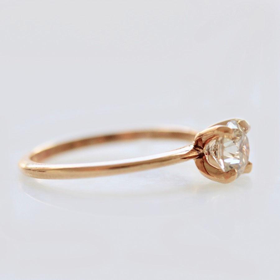 Gem Breakfast Bespoke Ring Champagne Stella Diamond Ring