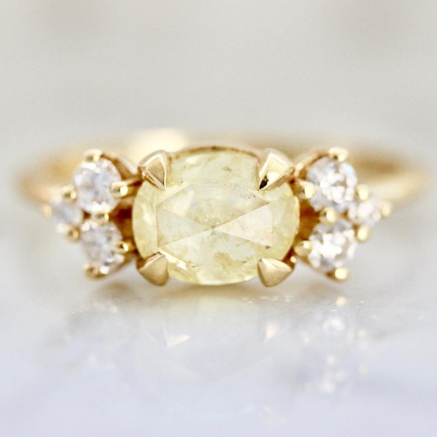 Gem Breakfast Bespoke Ring Coco Cabana Yellow Diamond Ring