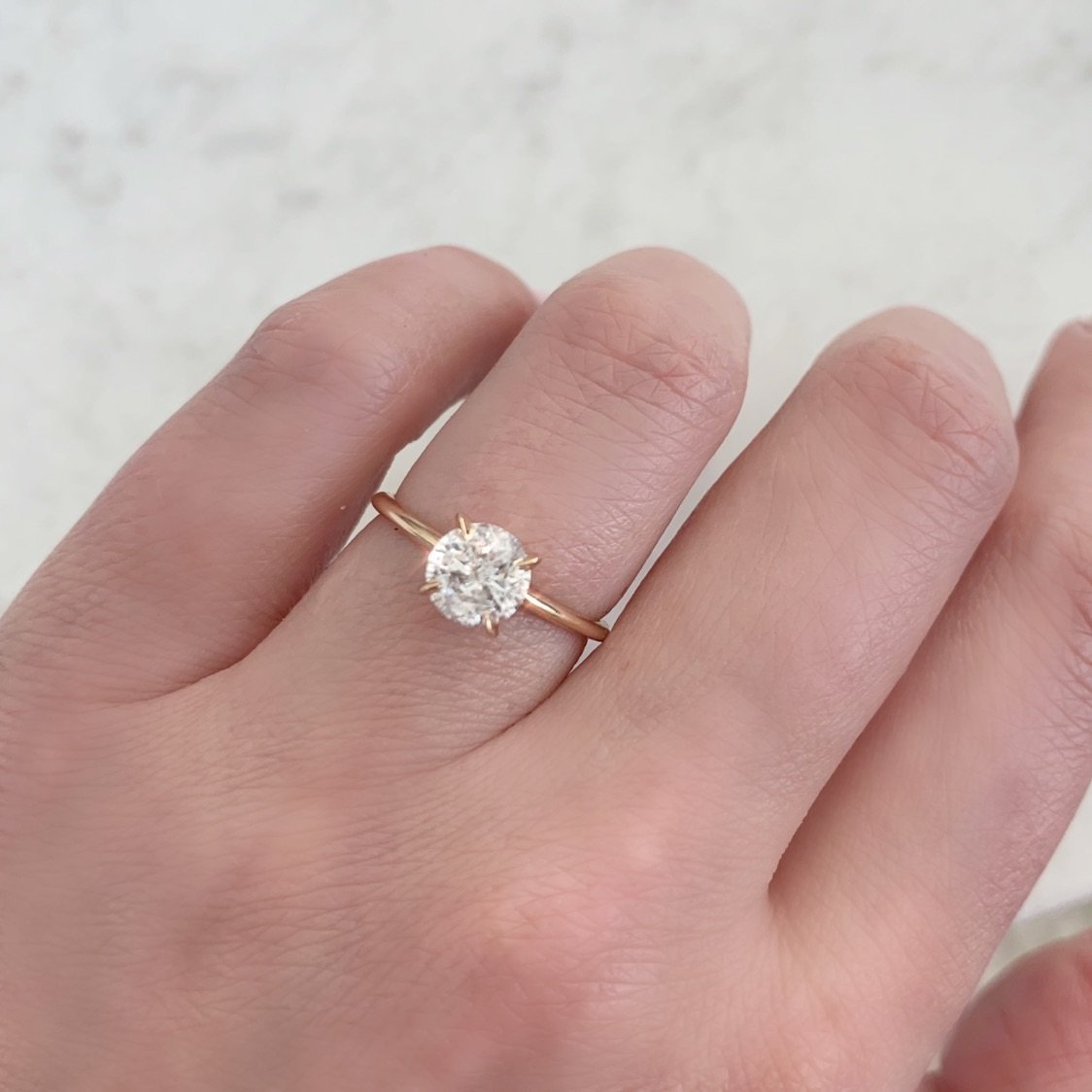 
            Gem Breakfast Bespoke Ring Current Ring Size 6.5 Ice Stella Diamond Ring