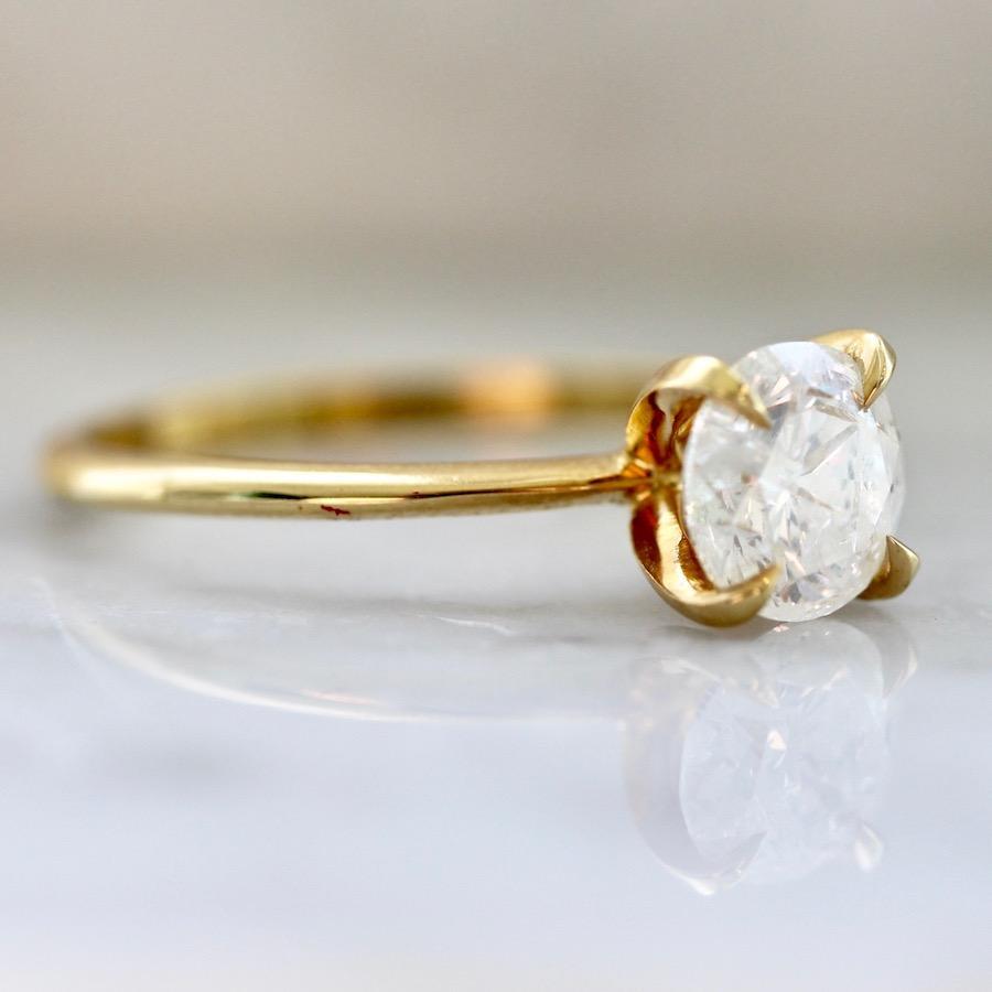 Gem Breakfast Bespoke Ring Current Ring Size 6.5 Ice Stella Diamond Ring In Yellow Gold