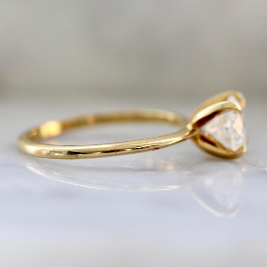 Gem Breakfast Bespoke Ring Current Ring Size 6.5 Ice Stella Diamond Ring In Yellow Gold