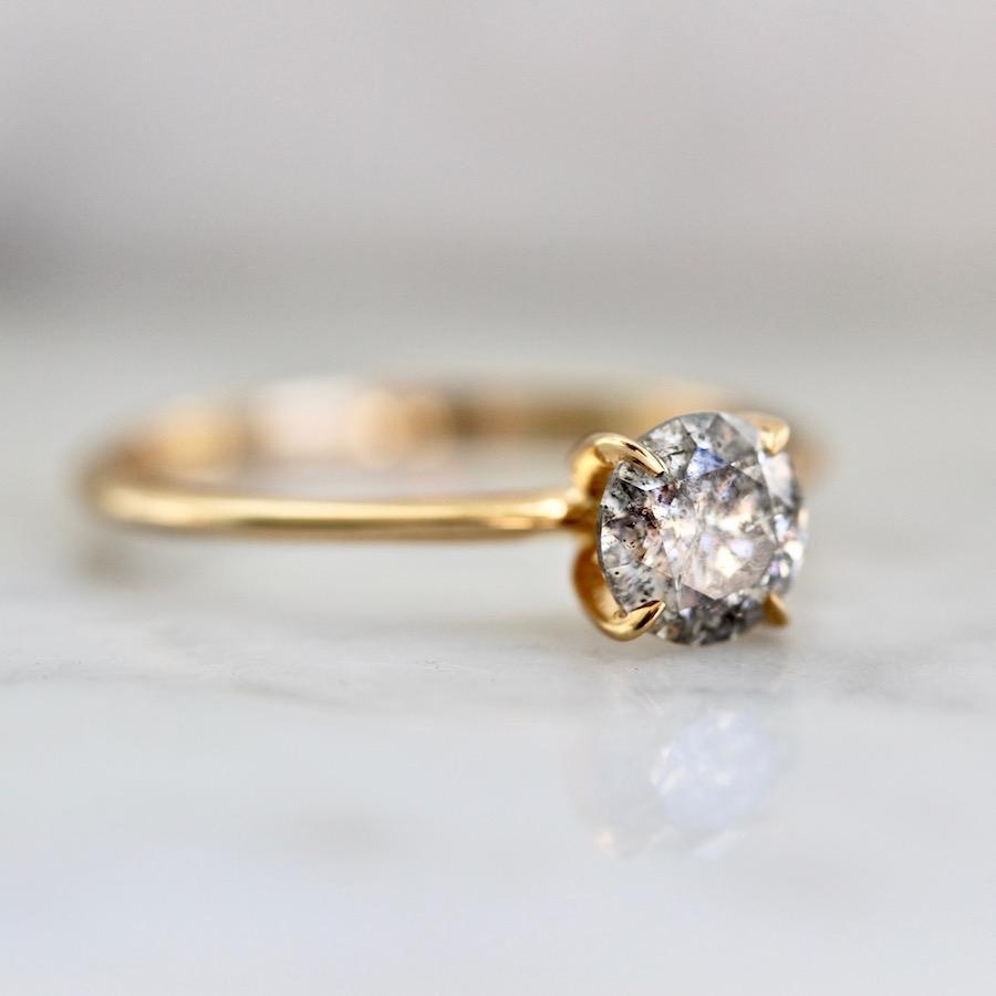 Gem Breakfast Bespoke Ring Current Ring Size 6.5 Salt & Pepper Stella Diamond Ring