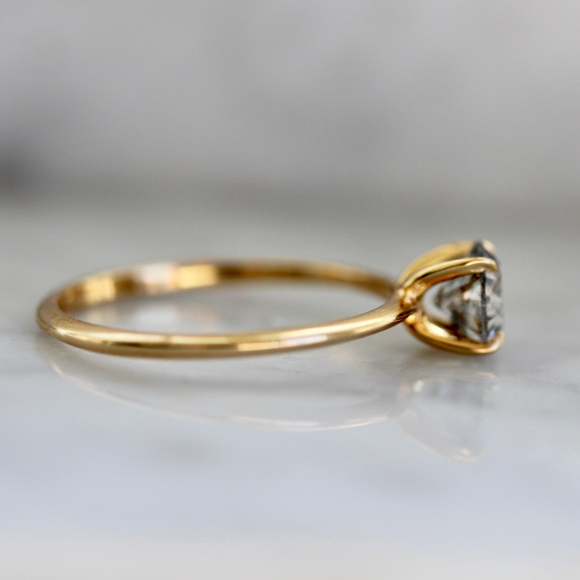 Gem Breakfast Bespoke Ring Current Ring Size 6.5 Salt & Pepper Stella Diamond Ring