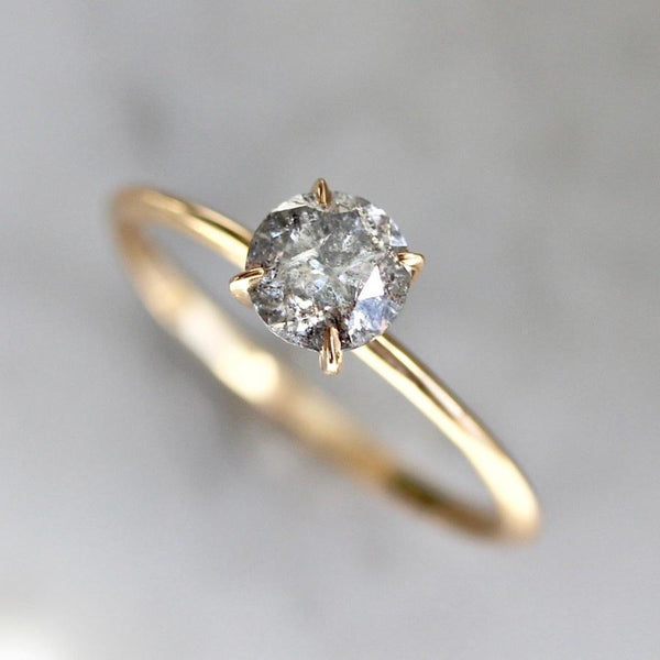 Gem Breakfast Bespoke Ring Current Ring Size 6.5 Salt & Pepper Stella Diamond Ring