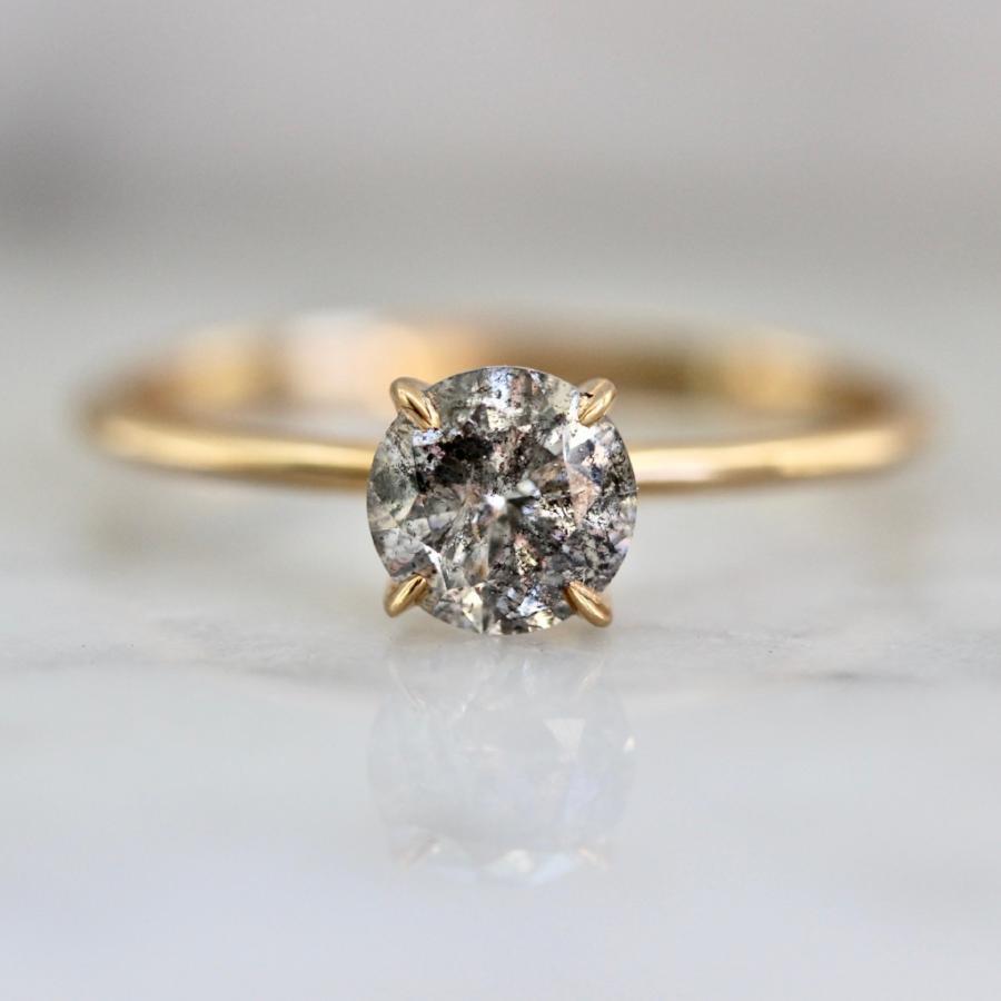 Gem Breakfast Bespoke Ring Current Ring Size 6.5 Salt & Pepper Stella Diamond Ring