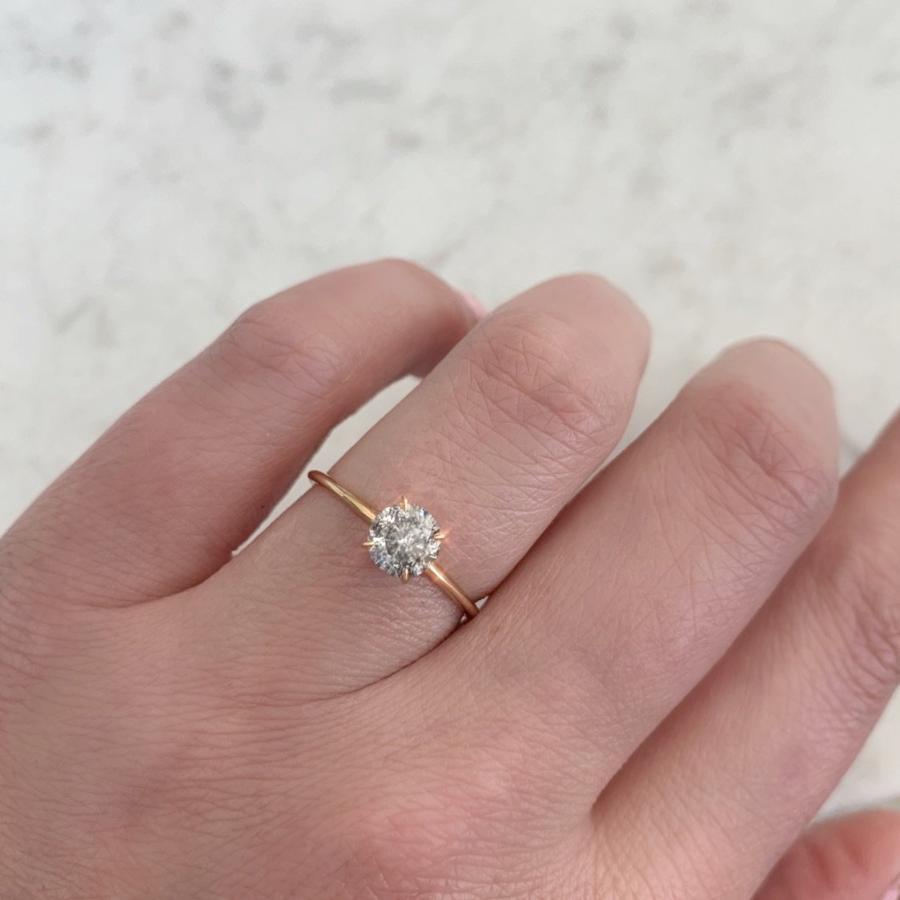 Gem Breakfast Bespoke Ring Current Ring Size 6.5 Salt & Pepper Stella Diamond Ring