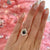 Gem Breakfast Bespoke Ring Starlight Black Rose Cut Diamond Ballerina Ring