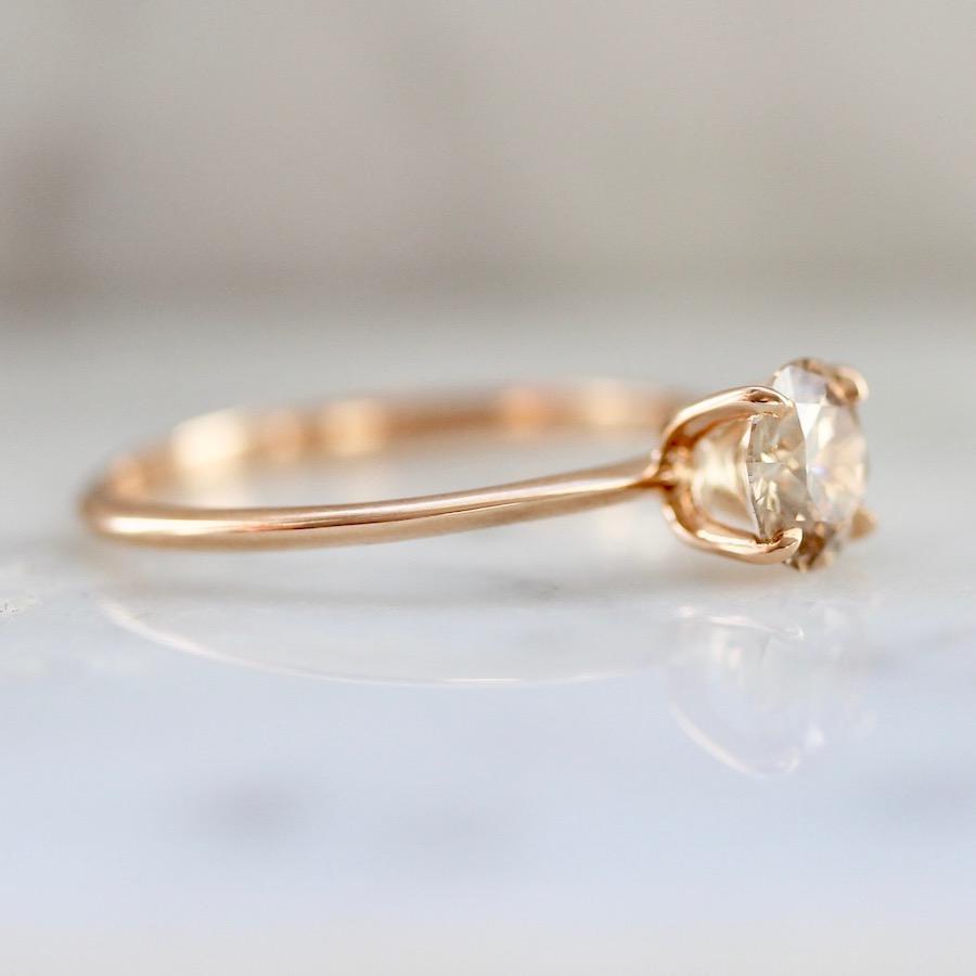 Gem Breakfast Bespoke Ring Stella Champagne Diamond Ring