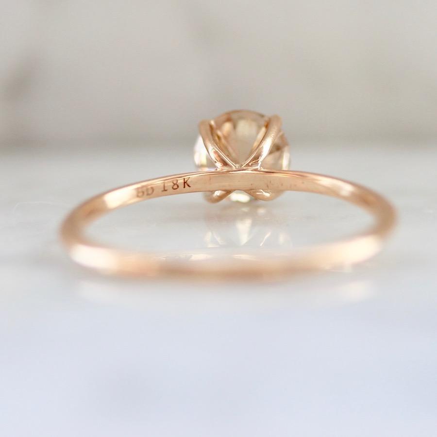 Gem Breakfast Bespoke Ring Stella Champagne Diamond Ring