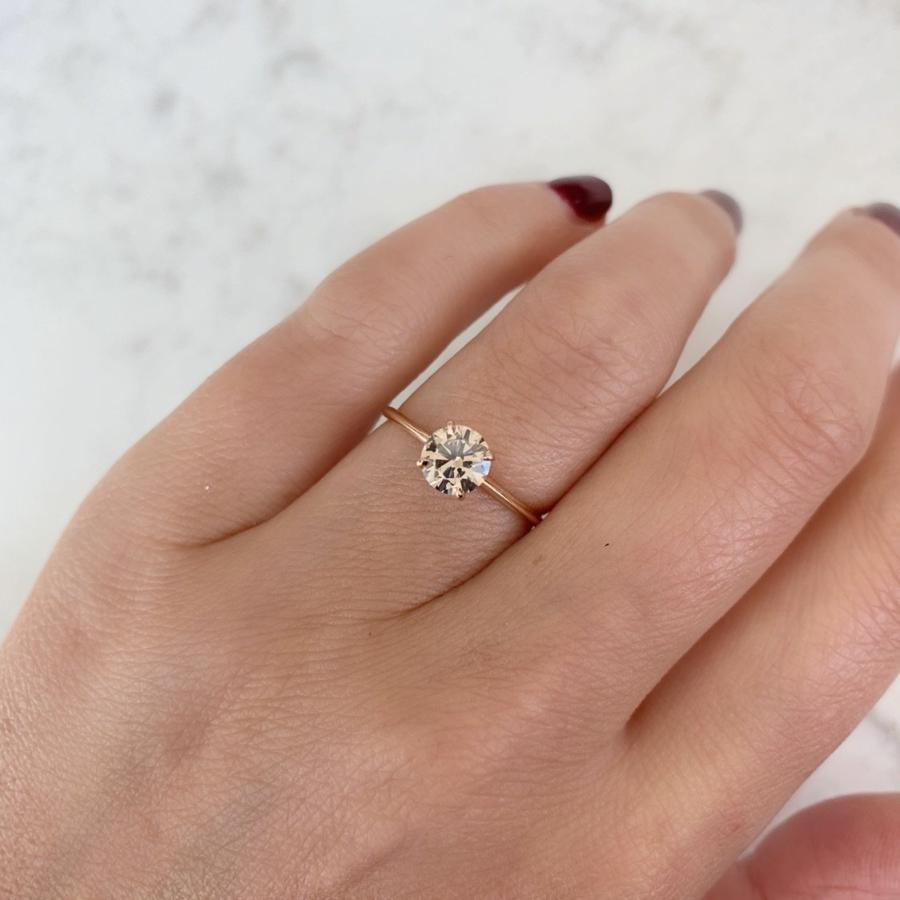 Gem Breakfast Bespoke Ring Stella II Champagne Diamond Ring