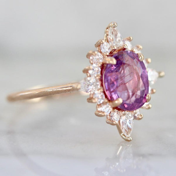 Gem Breakfast Bespoke Ring Sweet Thing Pink Sapphire Asteri Ring