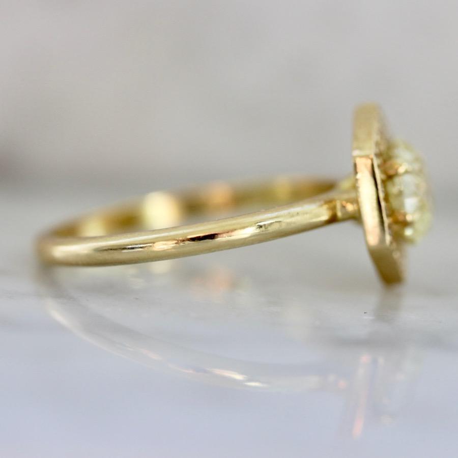 Gem Breakfast Bespoke Ring Yoko Yellow Diamond Hexagon Ring