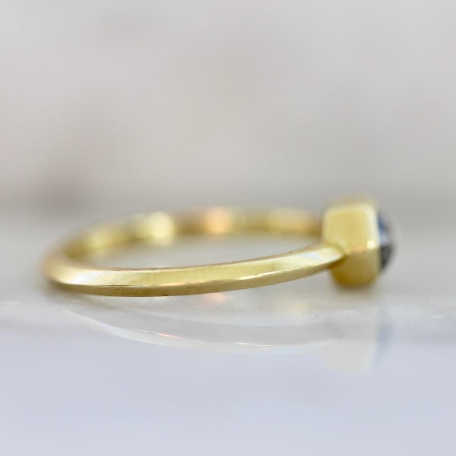 Gem Breakfast Ring Anise Hexagon Rose Cut Diamond Ring