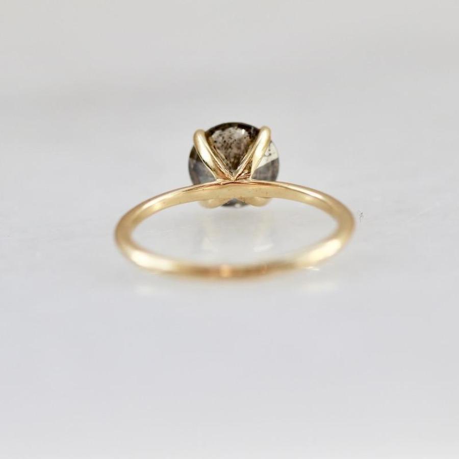 Gem Breakfast Ring Stella Salt and Pepper Diamond Ring
