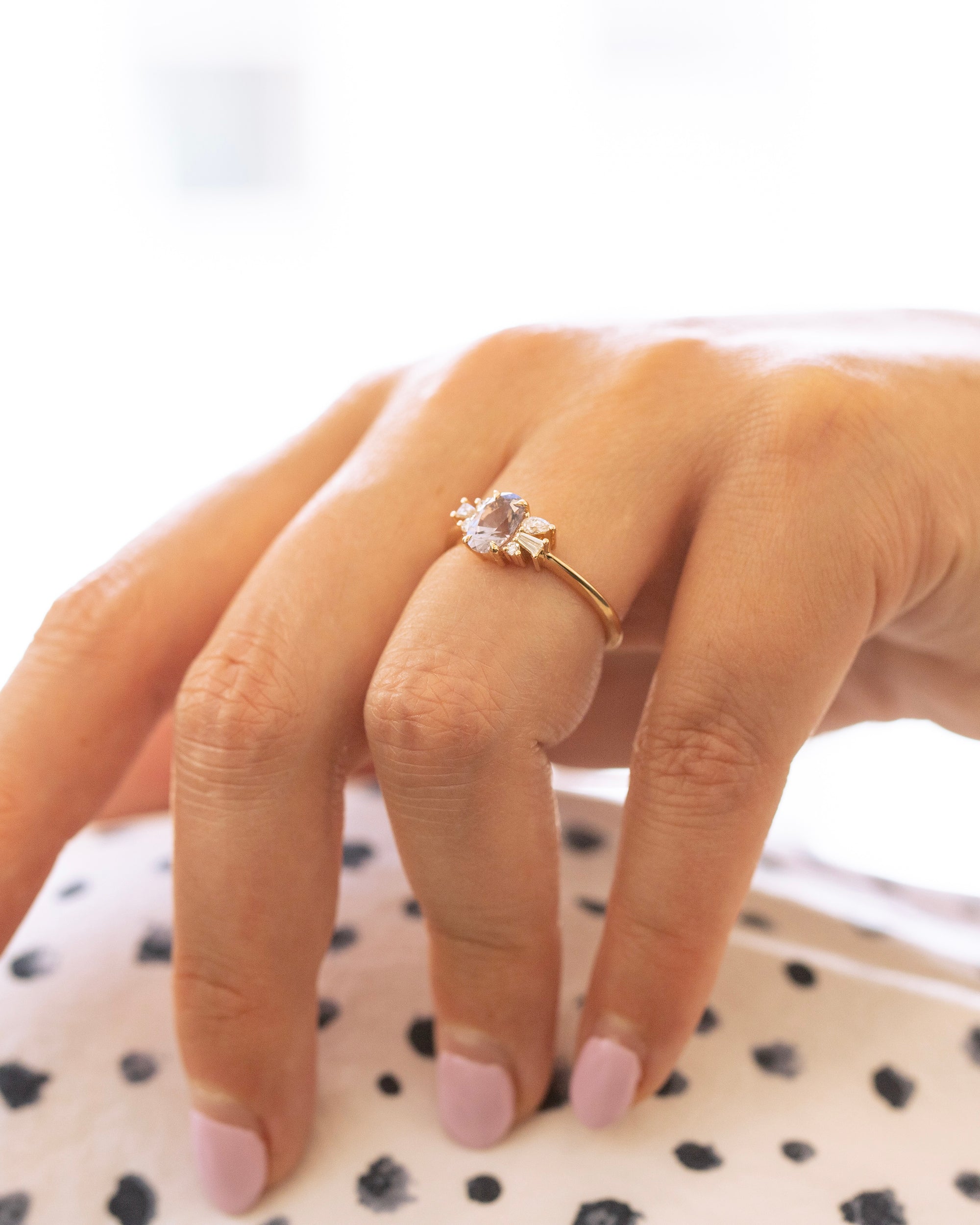 Gem Breakfast Spinel Cluster Ring
