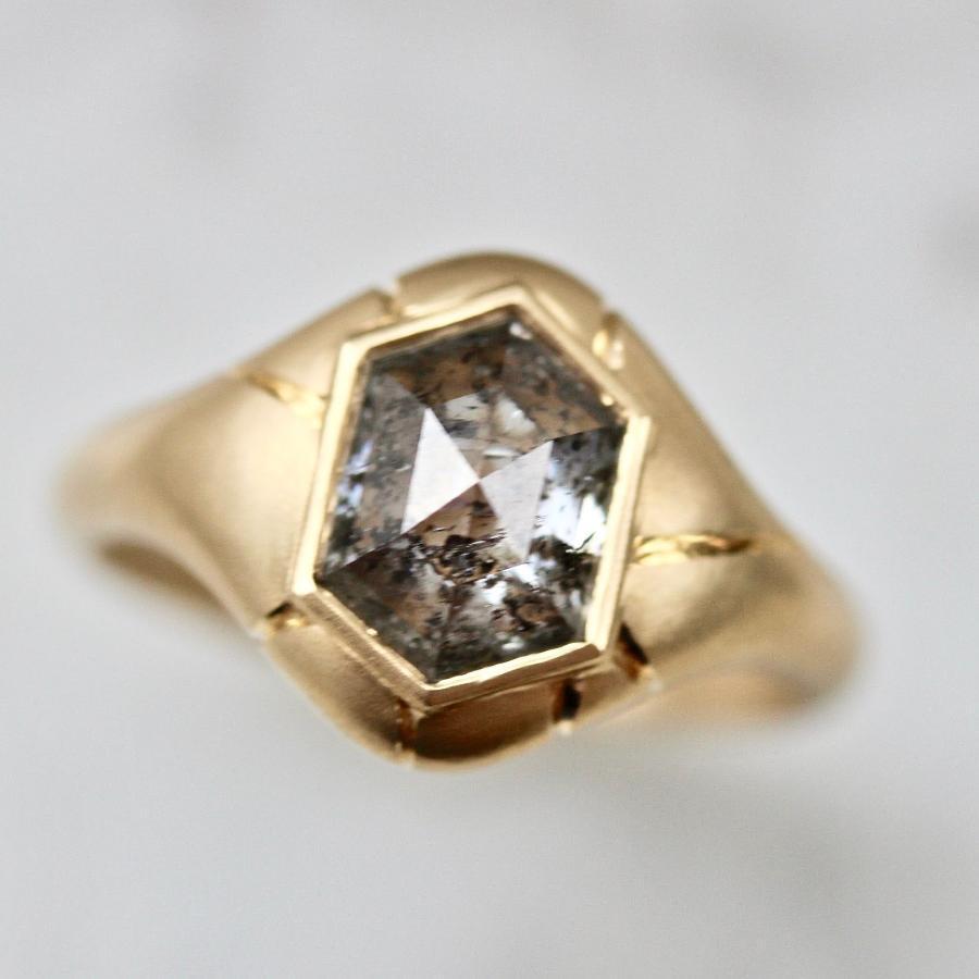 Honey Jewelry Co Current Ring Size - 6 Ayn Hexy Diamond Ring