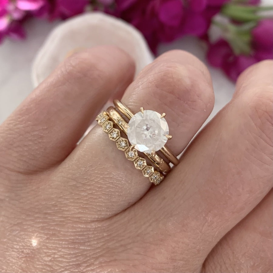 Vena Amoris 2.02 Carat Icy Round Brilliant Cut Diamond Ring