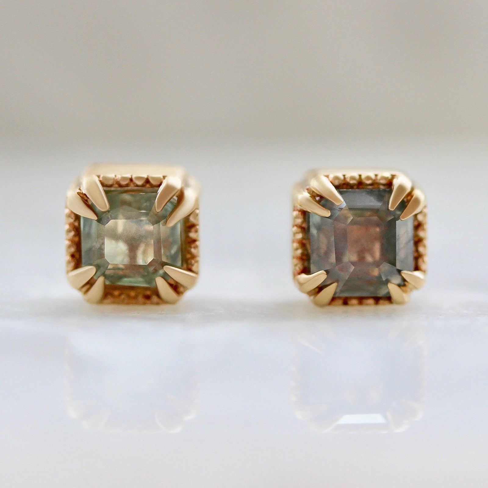 Jilian Maddin Earrings Della Montana Sapphire Earrings