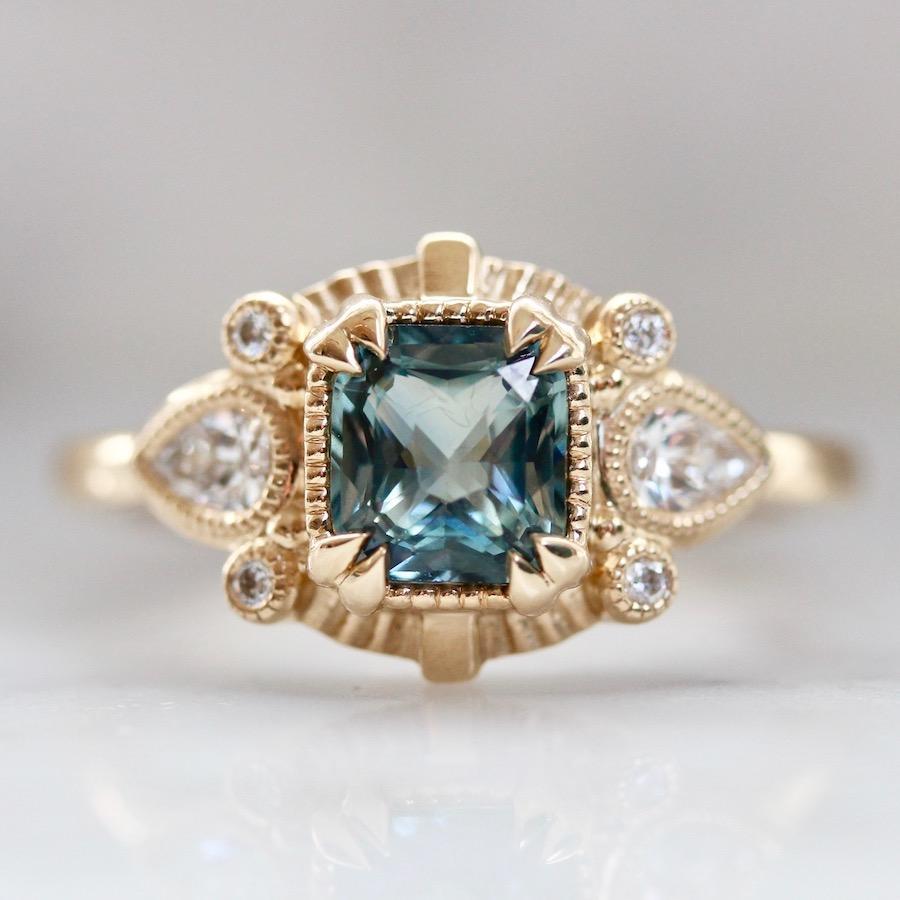 
            Jilian Maddin Ring 3 Lille Sapphire &amp; Diamond Ring