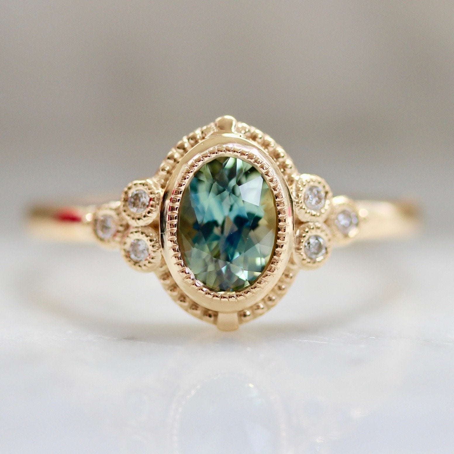 Jilian Maddin Ring 3 Positano Parti-Sapphire & Diamond Ring