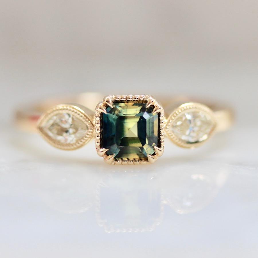 Jilian Maddin Ring 3 Venice Parti-Sapphire & Diamond Ring