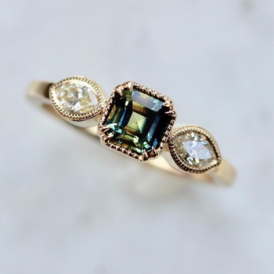 
            Jilian Maddin Ring 3 Venice Parti-Sapphire &amp; Diamond Ring