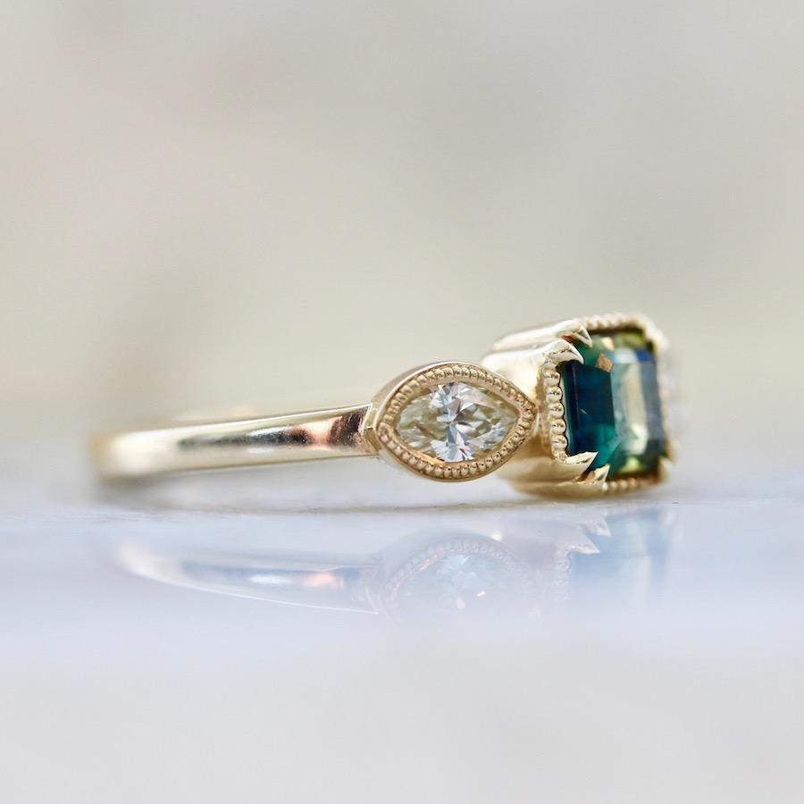 Jilian Maddin Ring 3 Venice Parti-Sapphire & Diamond Ring