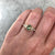 Jilian Maddin Ring Sea Shadow Parti-Sapphire and Diamond Ring