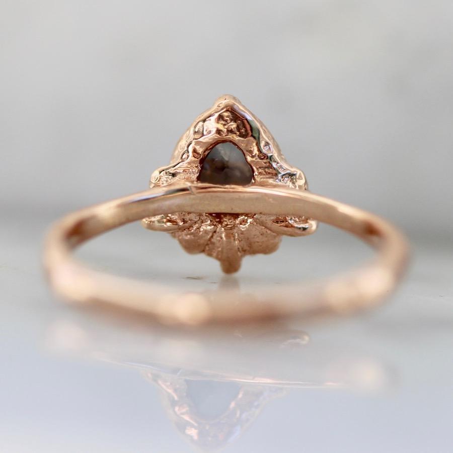 Lacee Alexandra Ring Little Crush Grey Rose Cut Diamond Ring