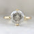 Reveille Round Cut Salt & Pepper Diamond Ring