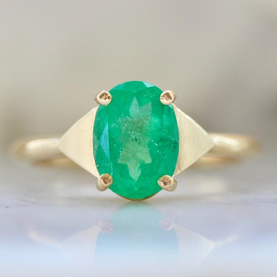 Larisa Lavins Ring Charmer Emerald Ring