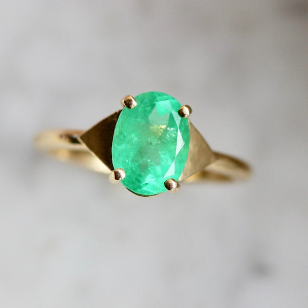 Larisa Lavins Ring Charmer Emerald Ring