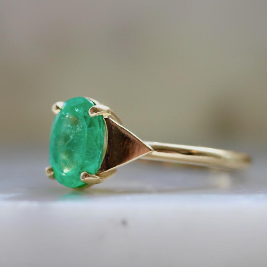 
            Larisa Lavins Ring Charmer Emerald Ring