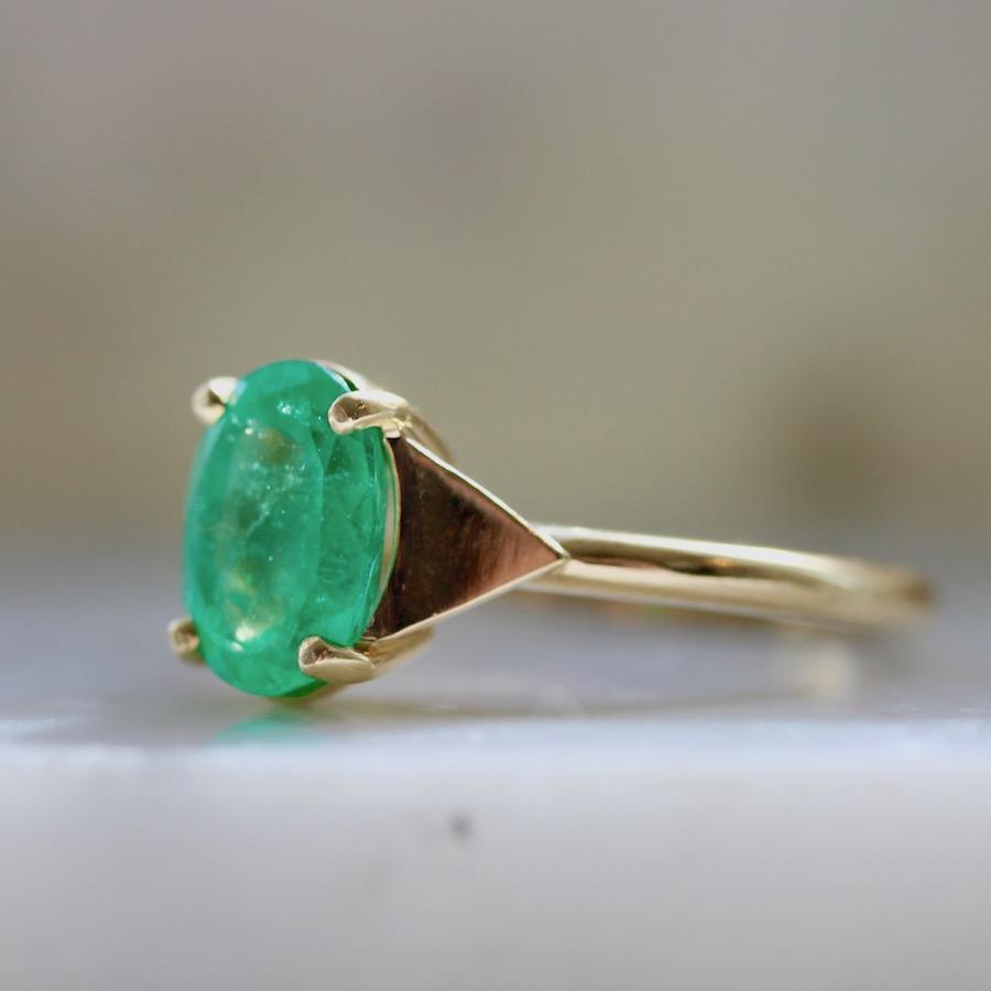 Larisa Lavins Ring Charmer Emerald Ring