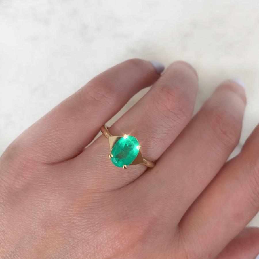 Larisa Lavins Ring Charmer Emerald Ring