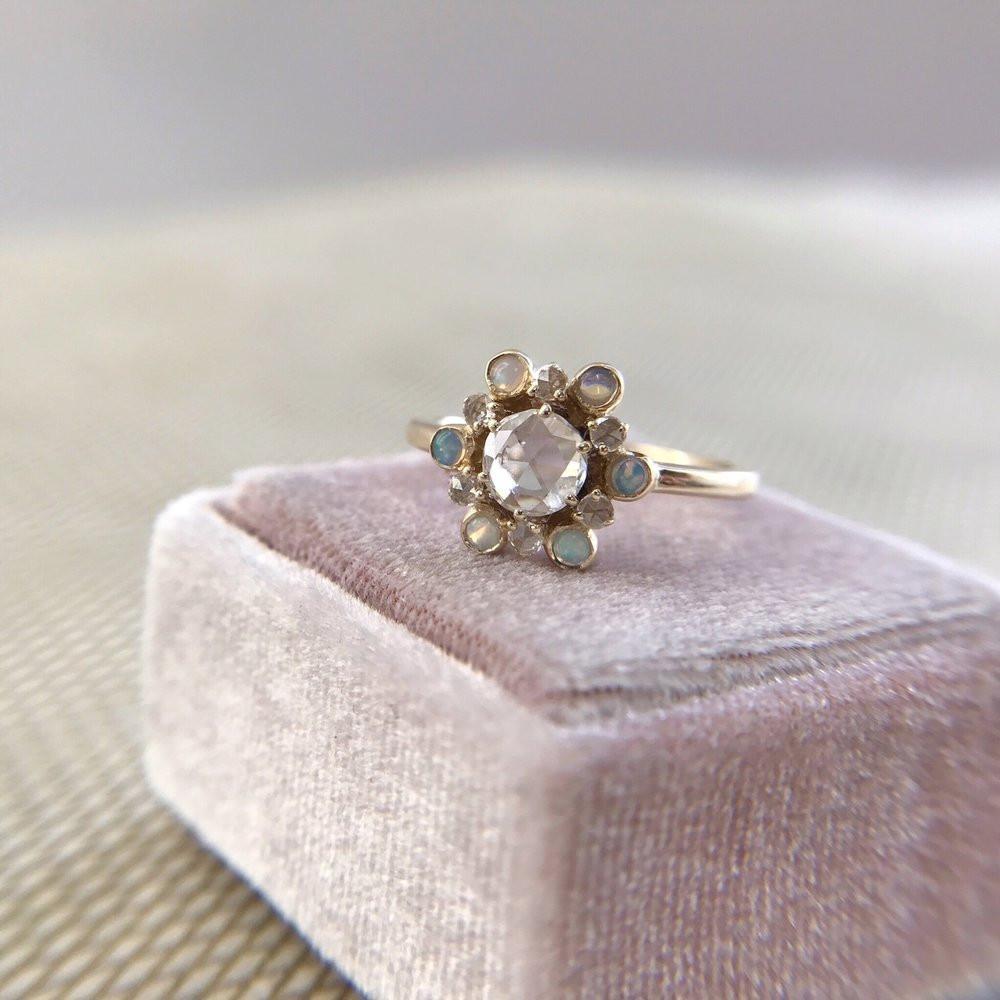 Marrow Fine Marrow Fine Cosmic Rose Cut Diamond Ring