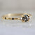 Mason Grace Ring Rowan Charcoal Rose Cut Diamond Ring