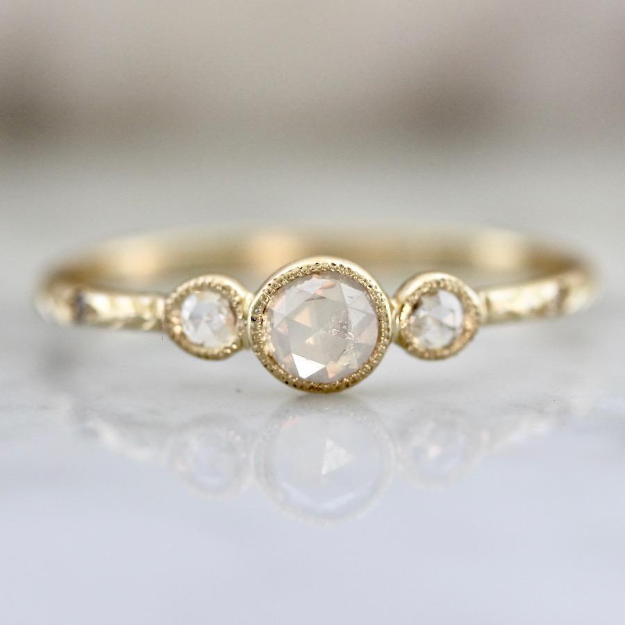 Mason Grace Sloane Bezel Rose Cut Diamond Ring