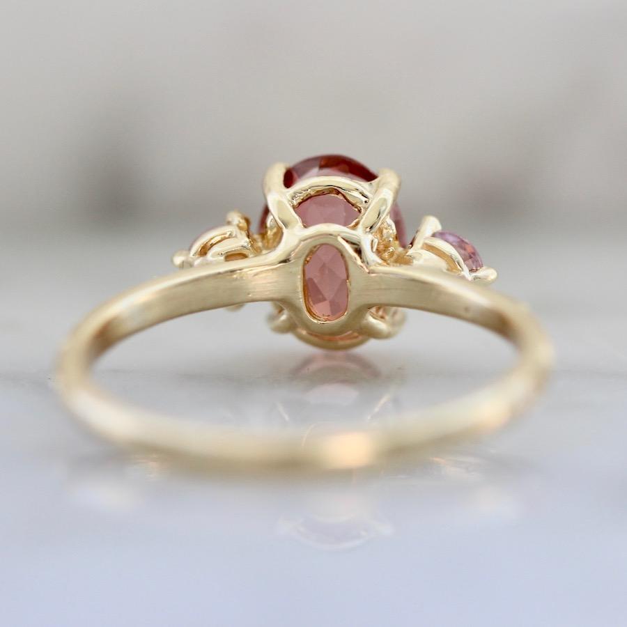 Mason Grace This Is Love Tourmaline & Sapphire Three Stone Ring